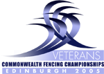 Event logo - 2005 Commonwealth Veteran Fencing Championships - Edinburgh, Scotland